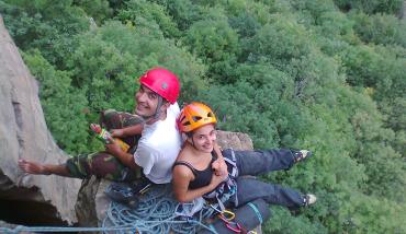 Climbing camp for children and teenagers