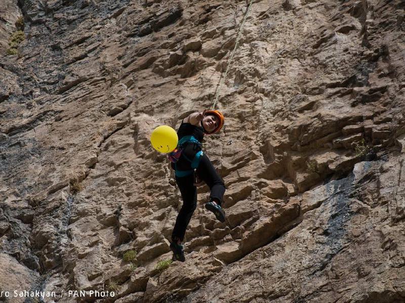 Mountaineering camp for teenagers